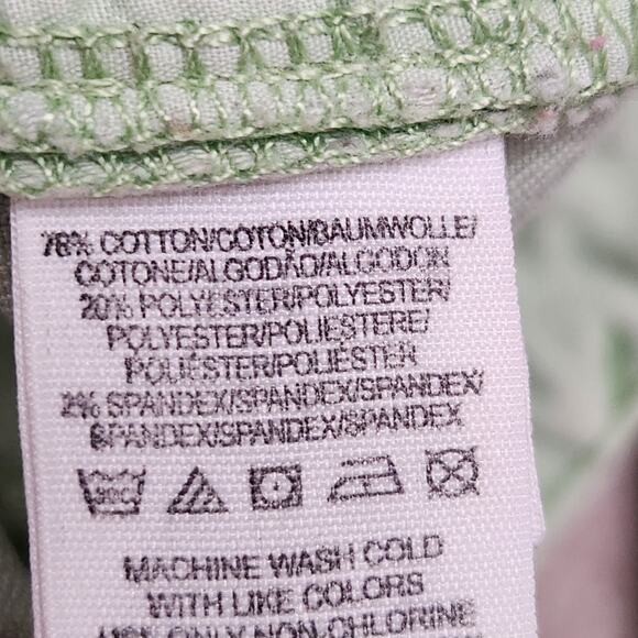 FREE PEOPLE Jeans Womens Size 29 Green Mint Ankle Zip Skinny Denim Pockets - Picture 13 of 13